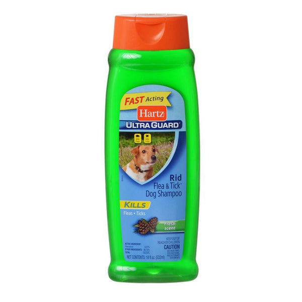 Hartz UltraGuard Rid Flea & Tick Shampoo - Fresh Scent, 18 oz-Dog-Hartz-PetPhenom