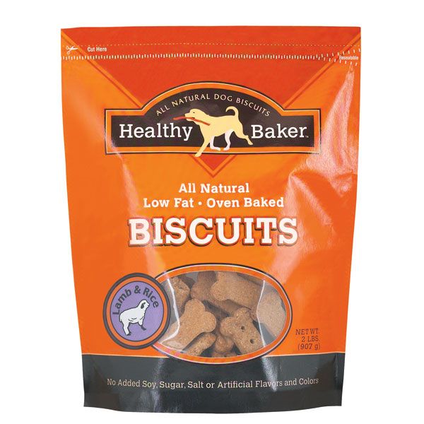 Healthy Baker Biscuits 2lb Bag -Lamb/Rice-Dog-Boss Pet/PetEdge-PetPhenom