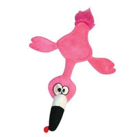 Hear Doggy Plush Hear Doggy™ Flatties - Pink Flamingo-Dog-Hear Doggy Plush-PetPhenom
