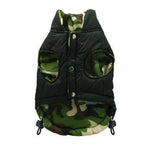 Hip Doggie Inc. Black Camo Reversible Puffer Vest by Hip Doggie -BD Lg-Dog-Hip Doggie Inc.-PetPhenom