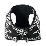 Hip Doggie Inc. Black EZ Reflective Houndstooth Harness Vest -L-Dog-Hip Doggie Inc.-PetPhenom