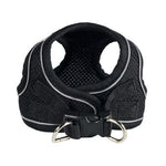 Hip Doggie Inc. Black EZ Reflective Sports Mesh Harness Vest by Hip Doggie -XS-Dog-Hip Doggie Inc.-PetPhenom