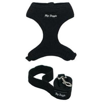 Hip Doggie Inc. Black Ultra Comfort Mesh Harness Vests by Hip Doggie -2XL-Dog-Hip Doggie Inc.-PetPhenom