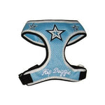 Hip Doggie Inc. Blue Mesh Super Star Harness Vest by Hip Doggie -3/4" x 4' Blue Lead-Dog-Hip Doggie Inc.-PetPhenom