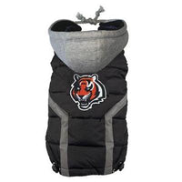 Hip Doggie Inc. Cincinnati Bengals Dog Puffer Vest by Hip Doggie -XXXL-Dog-Hip Doggie Inc.-PetPhenom