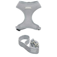 Hip Doggie Inc. Grey Ultra Comfort Mesh Harness Vests by Hip Doggie -Med.-Dog-Hip Doggie Inc.-PetPhenom