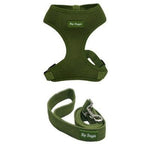 Hip Doggie Inc. Olive Green Ultra Comfort Mesh Harness Vests by Hip Doggie -3/4" x 4' Lead-Dog-Hip Doggie Inc.-PetPhenom