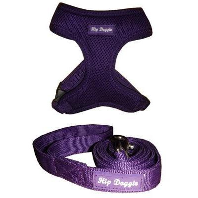 Hip Doggie Inc. Purple Ultra Comfort Mesh Harness Vests by Hip Doggie -3/4" x 4' Lead-Dog-Hip Doggie Inc.-PetPhenom