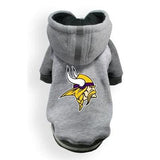 Hip Doggie Inc. Vikings NFL Pet Hoodie by Hip Doggie -XL-Dog-Hip Doggie Inc.-PetPhenom