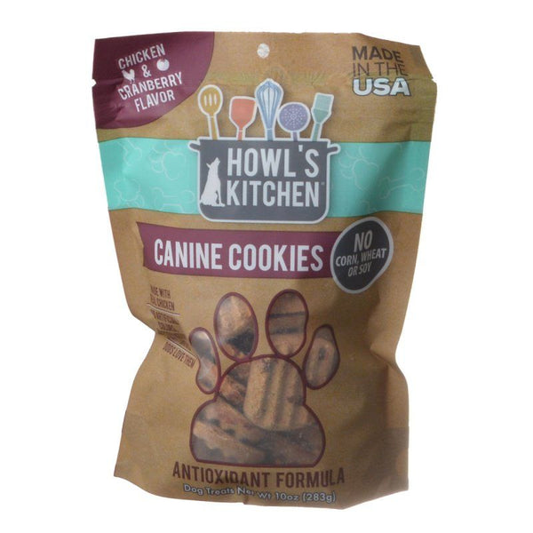 Howl's Kitchen Canine Cookies Antioxidant Formula - Chicken & Cranberry Flavor, 10 oz-Dog-Howl's Kitchen-PetPhenom