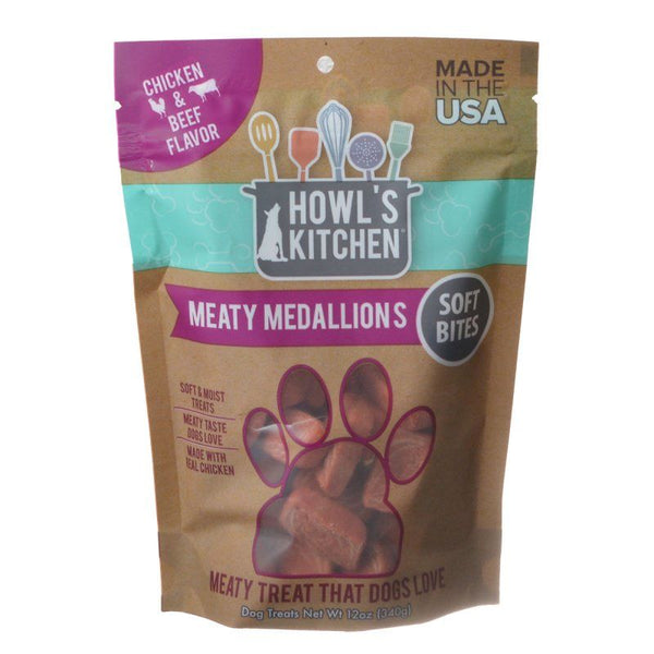 Howl's Kitchen Meaty Medallions Soft Bites - Chicken & Beef Flavor, 12 oz-Dog-Howl's Kitchen-PetPhenom