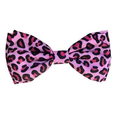 Huxley & Kent® Pink Leopard Bow Tie by Huxley & Kent -XLarge-Dog-Huxley & Kent-PetPhenom