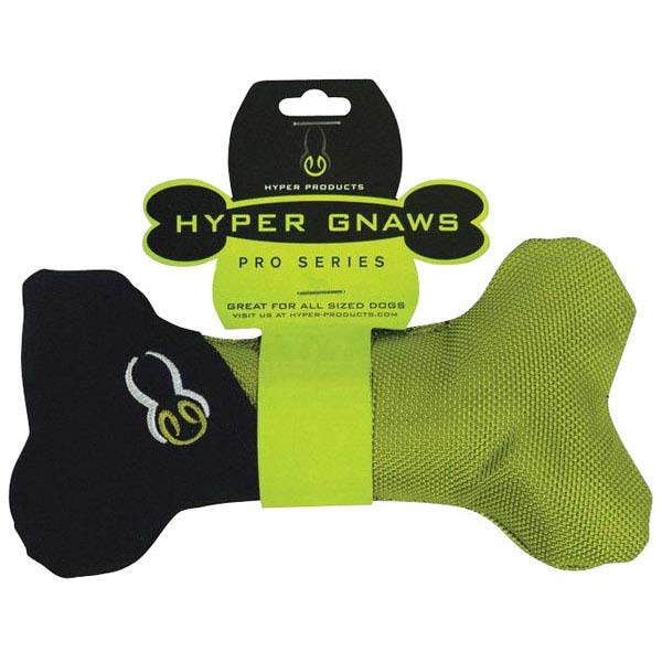 Hyper Pet Hyper Gnaws Big Bone Chew Toy Black / Green-Dog-Hyper Pet-PetPhenom