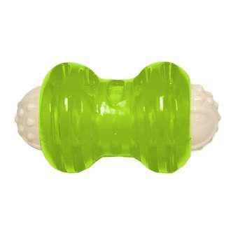 Hyper Pet Hyper Squawker Bone Dog Toy Green 4.7" x 2.56" x 2.56"-Dog-Hyper Pet-PetPhenom