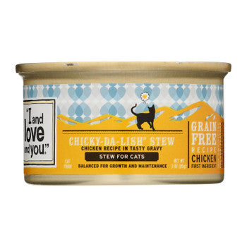 I And Love And You - Cat Fd Can Chicken Chnk W/gr - Case of 24 - 3 OZ-Cat-I And Love And You-PetPhenom