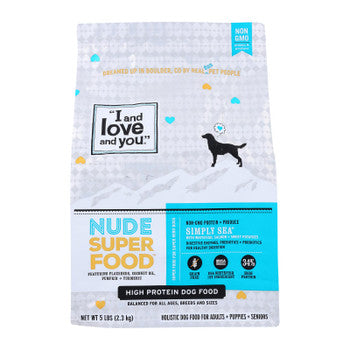 I And Love And You Dog Dry Food Simply Sea Recipe - Case of 3 - 5 LB-Dog-I And Love And You-PetPhenom