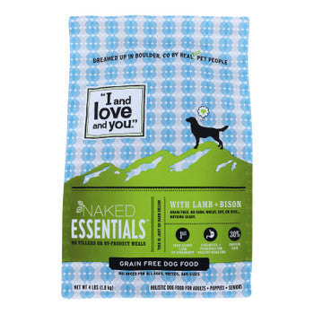 I And Love And You - Dog Kibble Lamb And Bison - Case of 4-4 LB-Dog-I And Love And You-PetPhenom