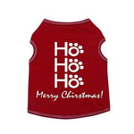 I See Spot Ho Ho Ho Tank - Red -Medium-Dog-I See Spot-PetPhenom