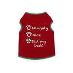 I See Spot Naughty, Nice, Best Tank - Red -XX-Large-Dog-I See Spot-PetPhenom