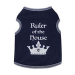 I See Spot Ruler of the House Tank - Large - Navy Blue-Dog-I See Spot-PetPhenom