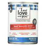 I and Love and You Beef Booyah Stew - Wet Food - Case of 12 - 13 oz.-Dog-I And Love And You-PetPhenom