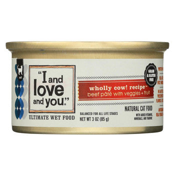 I and Love and You Wholly Cow - Wet Food - Case of 24 - 3 oz.-Dog-I And Love And You-PetPhenom