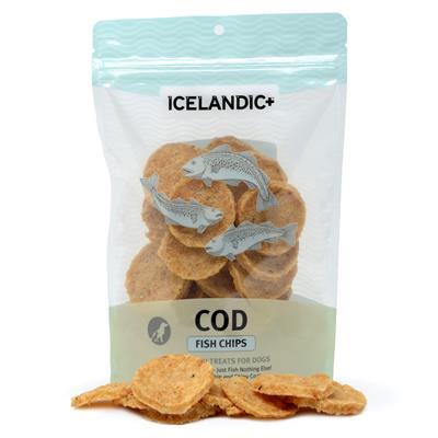 Icelandic+ Cod Fish Chips (6 Bag Case) Fish Treats by Icelandic+-Dog-Icelandic+-PetPhenom