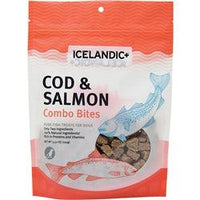 Icelandic+ Cod & Salmon Combo Bites Dog Treats, 3.5-oz 6 COUNT-Dog-Icelandic-PetPhenom