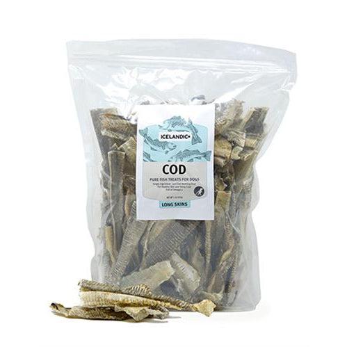 Icelandic+ Cod Skin Pieces Bulk (Mixed Pieces) Fish Treats by Icelandic+-Dog-Icelandic+-PetPhenom