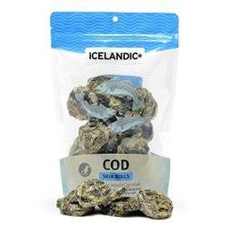 Icelandic+ Cod Skin Rolls (3oz Bag Case + Free Sample Bag) (Case of 6)-Dog-Icelandic-PetPhenom