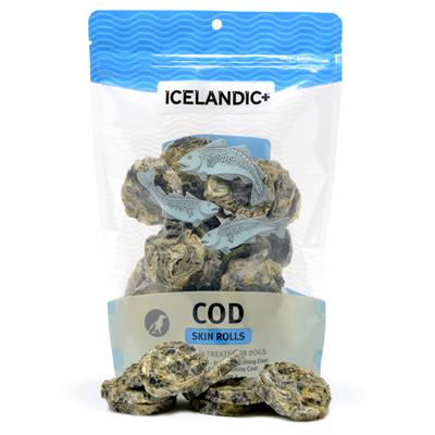Icelandic+ Cod Skin Rolls Bag Fish Treats by Icelandic+-Dog-Icelandic+-PetPhenom
