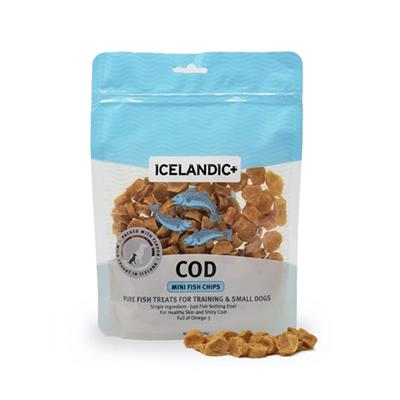 Icelandic+ Mini Cod Fish Chips for Training / Small Dogs Fish Treats by Icelandic+-Dog-Icelandic+-PetPhenom