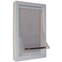 Ideal Pet Products Designer Series Pet Door Small White 2.12" x 7" x 10.62"-Dog-Ideal Pet Products-PetPhenom