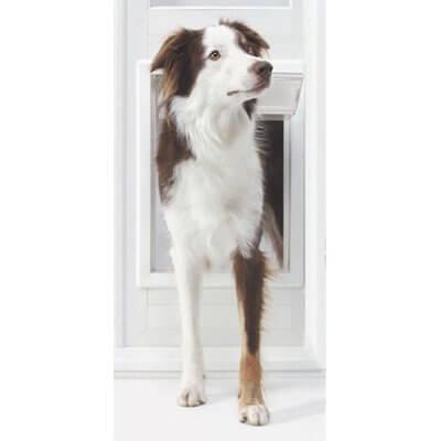 Ideal Pet Products VIP Vinyl Insulated Pet Patio Door Extra Large White 2.5" x 16" x 79"-Dog-Ideal Pet Products-PetPhenom