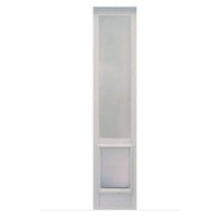 Ideal Pet Products Vinyl Modular Pet Patio Door Extra Large White 2.5" x 17.25" x 80"-Dog-Ideal Pet Products-PetPhenom