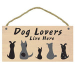 Imagine This Dog Lovers Here Wood Sign-Dog-Imagine This-PetPhenom