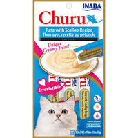 Inaba - Cat Churu Puree Tuna Scallop - Case of 8-2 OZ-Cat-Inaba-PetPhenom