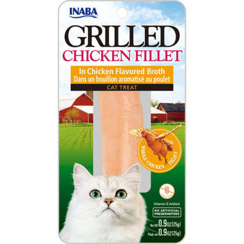 Inaba - Cat Treat Grilled Chicken Broth - Case of 8-.9 OZ-Cat-Inaba-PetPhenom