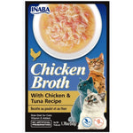 Inaba Chicken Broth with Chicken and Tuna Recipe Side Dish for Cats, 1.76 oz-Cat-Inaba-PetPhenom