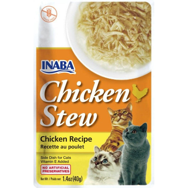 Inaba Chicken Stew Chicken Recipe Side Dish for Cats, 1.4 oz-Cat-Inaba-PetPhenom