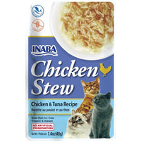 Inaba Chicken Stew Chicken with Tuna Recipe Side Dish for Cats, 1.4 oz-Cat-Inaba-PetPhenom