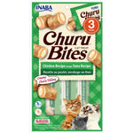 Inaba Churu Bites Cat Treat Chicken Recipe wraps Tuna Recipe, 4 count-Cat-Inaba-PetPhenom