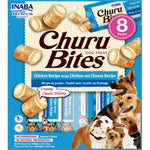 Inaba Churu Bites Dog Treat Chicken Recipe wraps Chicken with Cheese Recipe, 8 count-Dog-Inaba-PetPhenom