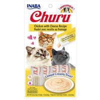 Inaba Churu Chicken with Cheese Recipe Creamy Cat Treat, 4 count-Cat-Inaba-PetPhenom