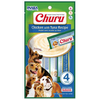 Inaba Churu Chicken with Tuna Recipe Creamy Dog Treat, 4 count-Dog-Inaba-PetPhenom