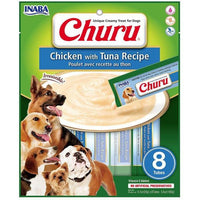 Inaba Churu Chicken with Tuna Recipe Creamy Dog Treat, 8 count-Dog-Inaba-PetPhenom