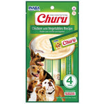 Inaba Churu Chicken with Vegetables Recipe Creamy Dog Treat, 4 count-Dog-Inaba-PetPhenom