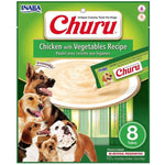 Inaba Churu Chicken with Vegetables Recipe Creamy Dog Treat, 8 count-Dog-Inaba-PetPhenom