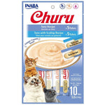 Inaba Churu Tuna and Tuna with Scallop Recipe Variety Creamy Cat Treat, 10 count-Cat-Inaba-PetPhenom