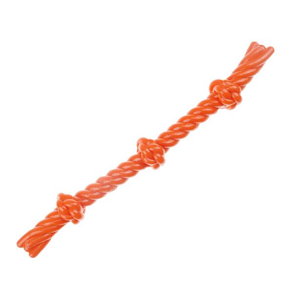 Infinity TPR 3-Knot Rope -Orange-Dog-Boss Pet/PetEdge-PetPhenom